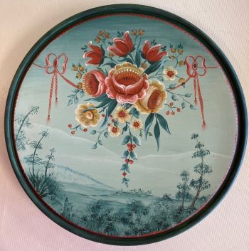 Valdres Original Painting 8 Inch Plate